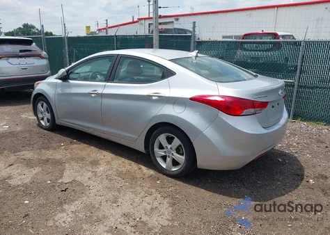 2012 Hyundai Elantra Gls/Limited из США, поврежденный, VIN 5NPDH4AE0CH062002